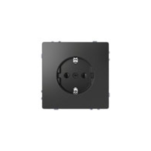 MERTEN D-Life РОЗЕТКА 16А, с з/к, без шт, АНТРАЦИТ — Schneider Electric MTN2301-6034