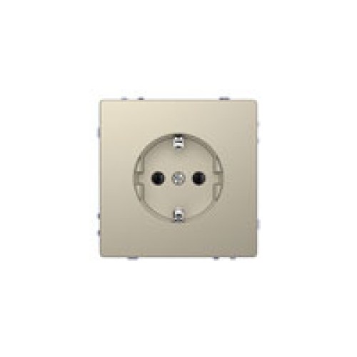 MERTEN D-Life РОЗЕТКА 16А, с з/к, без шт, САХАРА — Schneider Electric MTN2301-6033