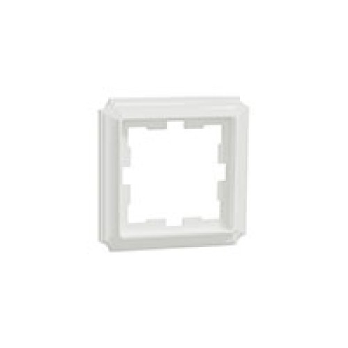 Рамка 1 постовая Merten D-Antique, цвет белый лотус — Schneider Electric MTN4010-4735