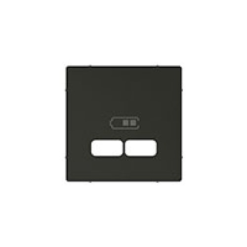 Накладка для Розетки USB Merten Sys-M, цвет Антрацит — Schneider Electric MTN4367-0414