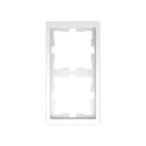 Merten D-Life рамка 2-х постовая, цвет белый лотос — Schneider Electric MTN4020-6535