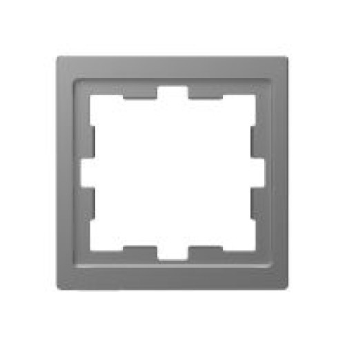 Merten D-Life рамка 1-постовая, цвет нержавеющая сталь — Schneider Electric MTN4010-6536