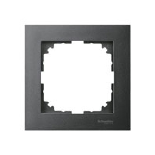 Рамка 1 постовая Merten M-Pure, цвет антрацит — Schneider Electric MTN4010-3614