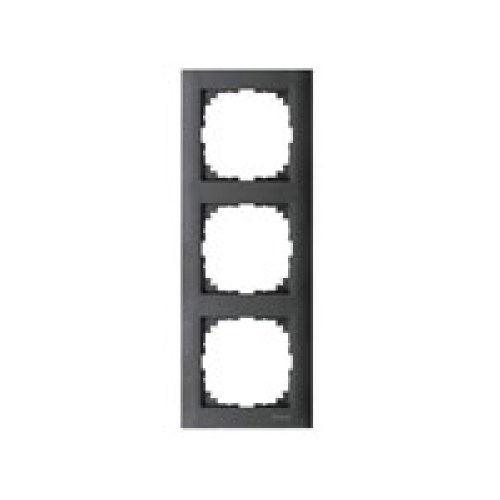 Рамка 3-х постовая Merten M-Pure, цвет антрацит — Schneider Electric MTN4030-3614
