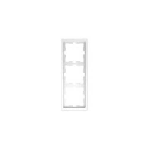 Merten D-Life рамка 3-х постовая цвет белый лотос — Schneider Electric MTN4030-6535