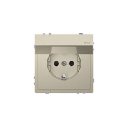 Merten D-Life Розетка с крышкой IP44, цвет песочный — Schneider Electric MTN2314-6033