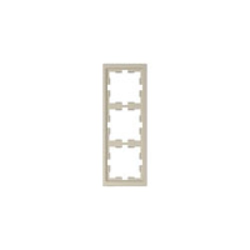 Merten D-Life рамка 3-х постовая, цвет песочный — Schneider Electric MTN4030-6533