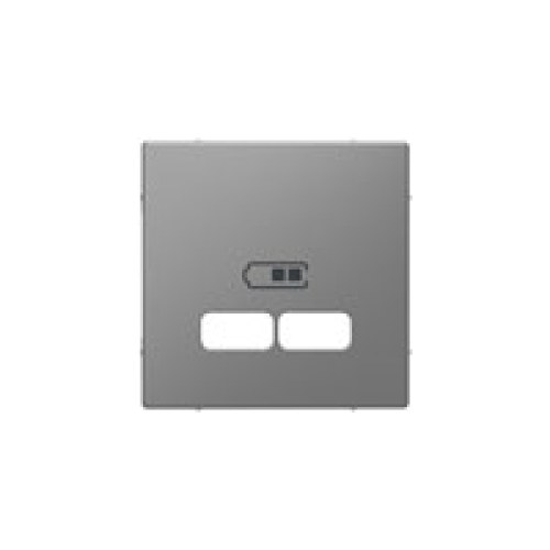 Merten D-Life ЛП для Розетки USB, цвет стальной — Schneider Electric MTN4367-6036