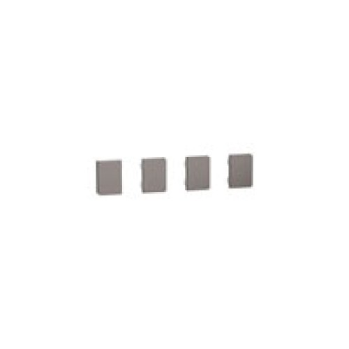 Клавиша для переключателя KNX, System Design, 4-кнопки (Никель) — Schneider Electric MTN6194-6050