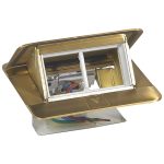 Выдв. Розетка 4 модуля, латунь Legrand — Legrand 54016, фото 2