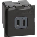 L.NOW - зарядка USB 3A тип C 2M — Bticino BT-K4286C2