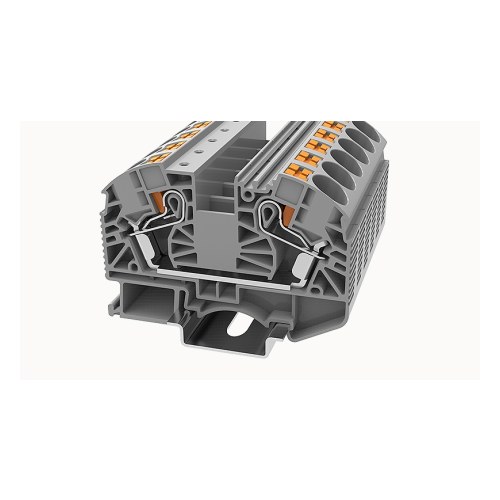 DS16-01P-11-00Z(H) Пружинный клемник серый 16 мм² Push-in на DIN-рейку DEGSON