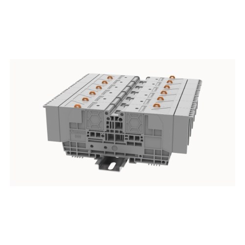BS8-GY Болтовой клемник серый 8 мм² тип фиксации провода DEGSON — Degson BS8-GY