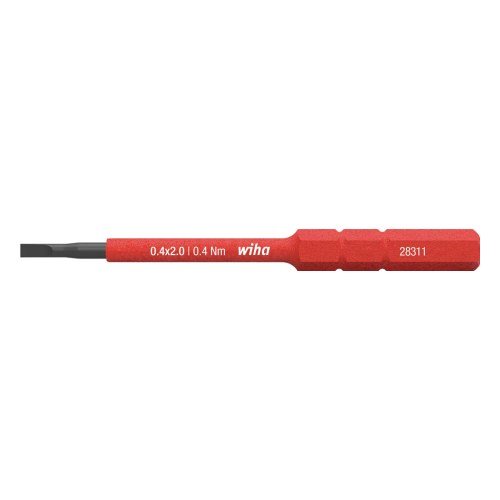 Бита slimBit electric slimVario шлиц 2,0x75 — Wiha W43115