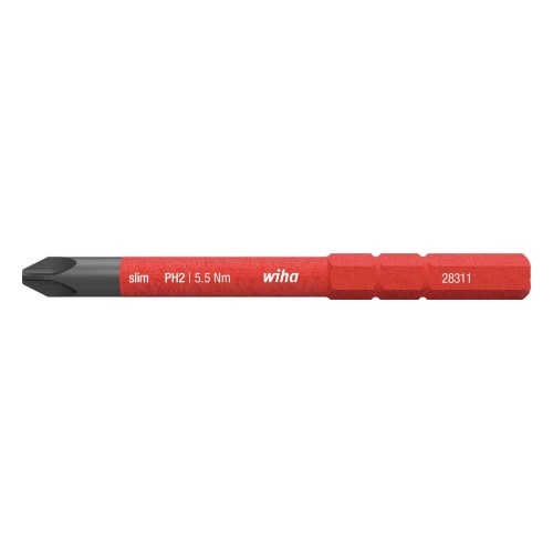 Бита SoftFinish electric slimBits Phillips PH2 x 75 мм — Wiha W34584