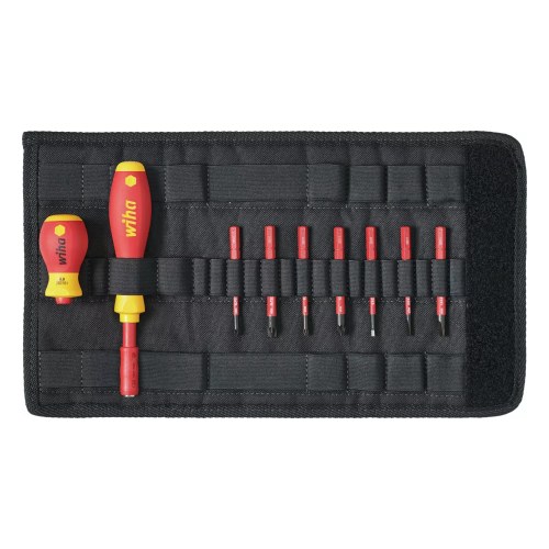 Набор отвертки и биты SoftFinish electric slimVario — Wiha W41233