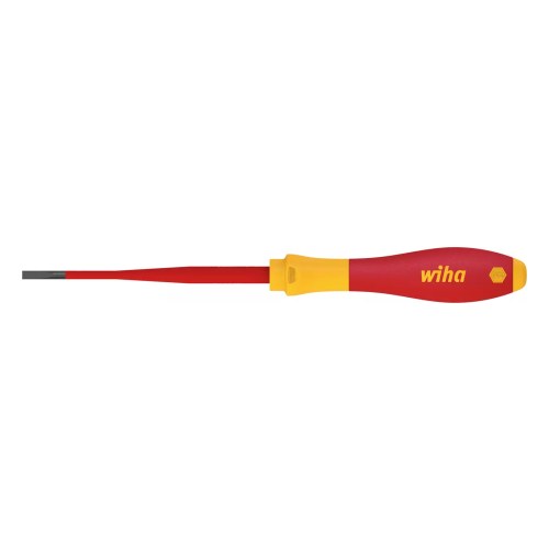 Шлицевая отвертка SoftFinish electric slimFix SL3,5 x 100 мм — Wiha W35446
