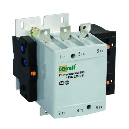 Контактор 150А 380В АС3 1НО+1НЗ КМ-103 DEKraft — DEKraft 22153DEK