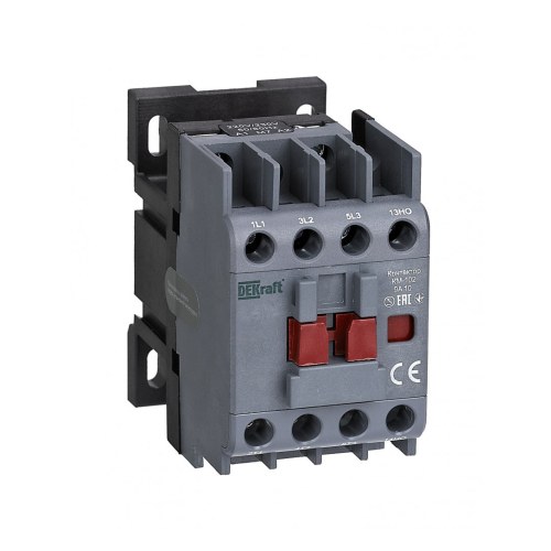 Контактор 9А 24В АС3 АС4 1НО+1НЗ DEKraft КМ-102 — DEKraft 21900DEK