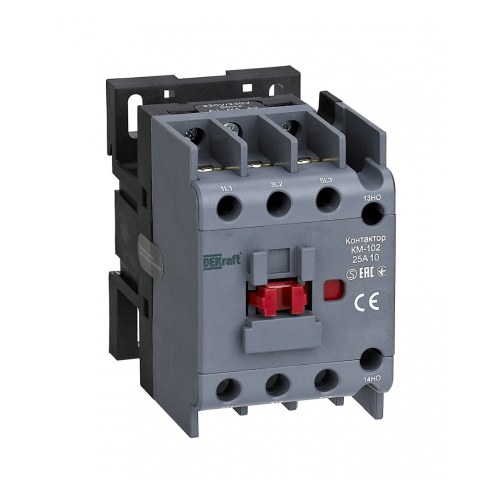 Контактор 25А 380/400В АС3 АС4 1НО+1НЗ DEKraft КМ-102 — DEKraft 21923DEK