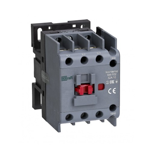 Контактор 32А 48В АС3 АС4 1НО+1НЗ DEKraft КМ-102 — DEKraft 21926DEK