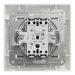 EPH0300121 Asfora двухклавишный выключатель, однополюсный, 10 AX, самозажимной, с рамкой, БЕЛЫЙ Schneider Electric — Schneider Electric EPH0300121, фото 2