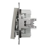 EPH0500169 Asfora одноклавишный выключатель перекрёстный, однополюсный, 10 AX, самозажимной, без рамки, БРОНЗА Schneider Electric — Schneider Electric EPH0500169, фото 3