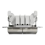 EPH0600169 Asfora двухклавишный выключатель проходной, однополюсный, 10 AX, самозажимной, без рамки, БРОНЗА Schneider Electric — Schneider Electric EPH0600169, фото 3