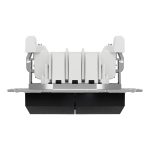 EPH0600171 Asfora двухклавишный выключатель проходной, однополюсный, 10 AX, самозажимной, без рамки, АНТРАЦИТ Schneider Electric — Schneider Electric EPH0600171, фото 5