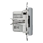 EPH2700362 Asfora двойное зарядное устройство USB, Type A+C, 2,4 A, без рамки, СТАЛЬ, Asfora Schneider Electric — Schneider Electric EPH2700362, фото 3