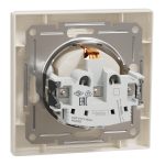 EPH2900123 Asfora розетка, с заземлением, с рамкой, 16 А, винтовой, КРЕМОВЫЙ Schneider Electric — Schneider Electric EPH2900123, фото 6