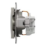 EPH2900169 Asfora розетка, с заземлением, без рамки, 16 А, винтовой, БРОНЗА Schneider Electric — Schneider Electric EPH2900169, фото 3