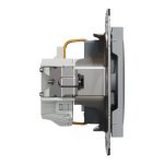 EPH2900262 Asfora розетка с защитными шторками, с заземлением, без рамки, 16 А, винтовой, СТАЛЬ Schneider Electric — Schneider Electric EPH2900262, фото 5