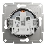 EPH3100162 Asfora розетка с крышкой, с заземлением, без рамки, 16 А, винтовой, СТАЛЬ Schneider Electric — Schneider Electric EPH3100162, фото 2