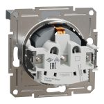 EPH3100162 Asfora розетка с крышкой, с заземлением, без рамки, 16 А, винтовой, СТАЛЬ Schneider Electric — Schneider Electric EPH3100162, фото 3