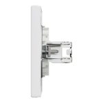 EPH4300121 Asfora розетка компьютерная RJ45 Cat.5e UTP, клеммы IDC, с рамкой, БЕЛЫЙ Schneider Electric — Schneider Electric EPH4300121, фото 3