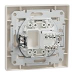 EPH4300123 Asfora розетка компьютерная RJ45 Cat.5e UTP, клеммы IDC, с рамкой, КРЕМОВЫЙ Schneider Electric — Schneider Electric EPH4300123, фото 4