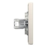 EPH4400123 Asfora двойная розетка компьютерная RJ45 Cat.5e UTP, клеммы IDC, с рамкой, КРЕМОВЫЙ Schneider Electric — Schneider Electric EPH4400123, фото 5