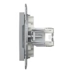EPH4400161 Asfora двойная розетка компьютерная RJ45 Cat.5e UTP, клеммы IDC, без рамки, алюминий Schneider Electric — Schneider Electric EPH4400161, фото 2