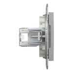 EPH4400161 Asfora двойная розетка компьютерная RJ45 Cat.5e UTP, клеммы IDC, без рамки, алюминий Schneider Electric — Schneider Electric EPH4400161, фото 4