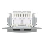 EPH4400161 Asfora двойная розетка компьютерная RJ45 Cat.5e UTP, клеммы IDC, без рамки, алюминий Schneider Electric — Schneider Electric EPH4400161, фото 5