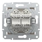 EPH4400169 Asfora двойная розетка компьютерная RJ45 Cat.5e UTP, клеммы IDC, без рамки, БРОНЗА Schneider Electric — Schneider Electric EPH4400169, фото 2