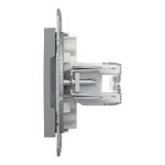 EPH4800162 Розетка двойная компьютерная RJ45 Cat.6e UTP, клеммы IDC, без рамки, СТАЛЬ Schneider Electric — Schneider Electric EPH4800162, фото 5
