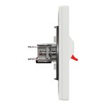 EPH5700121 Asfora аудиорозетка двойная, самозажимной механизм, с рамкой, БЕЛЫЙ Schneider Electric — Schneider Electric EPH5700121, фото 5