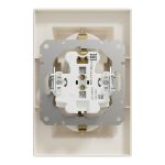 EPH9900123 Asfora розетка двойная, с заземлением, 16 А, винтовой, КРЕМОВЫЙ Schneider Electric — Schneider Electric EPH9900123, фото 2