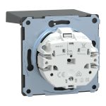 Merten D-Life Розетка с крышкой IP44, цвет антрацит — Schneider Electric MTN2314-6034, фото 2