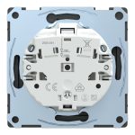Merten D-Life Розетка с крышкой IP44, цвет антрацит — Schneider Electric MTN2314-6034, фото 5