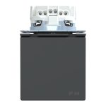 Merten D-Life Розетка с крышкой IP44, цвет антрацит — Schneider Electric MTN2314-6034, фото 6