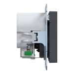 MTN2366-0414 MERTEN SM Розетка Schuko с 2 USB c зарядным устройством 2,4 A антрацит Schneider Electric — Schneider Electric MTN2366-0414, фото 4
