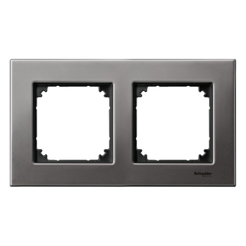 Рамка M-Elegance, 2-поста, Серый родий — Schneider Electric MTN403214